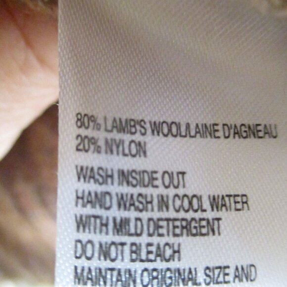 Brown Argyle Men's lambswool sweater vintage - Picture 6 of 6